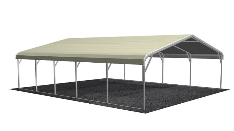22x26 Regular Metal Carport Carport Direct