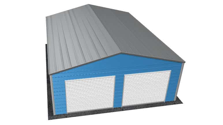 24x31 A-Frame Roof Garage