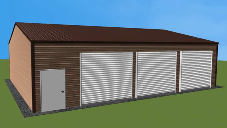 28x36 Side Entry Garage