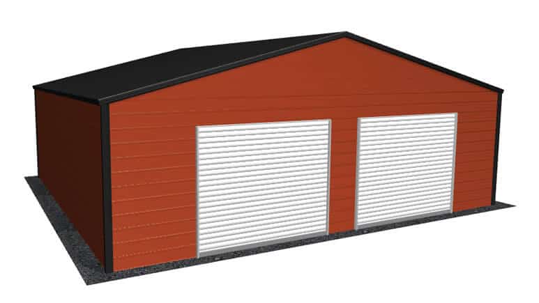 30x26 A-Frame Roof Garage