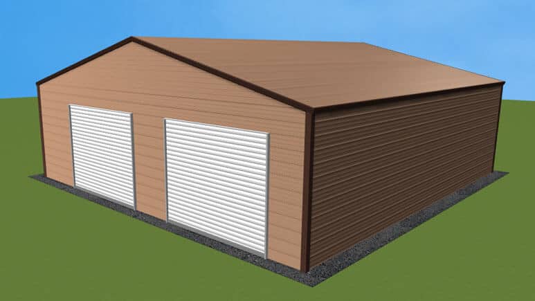 30x31 A-Frame Roof Garage