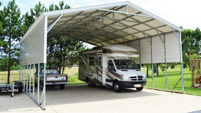 Metal RV Carports – RV Cover Kits & Custom RV Shelters for Sale