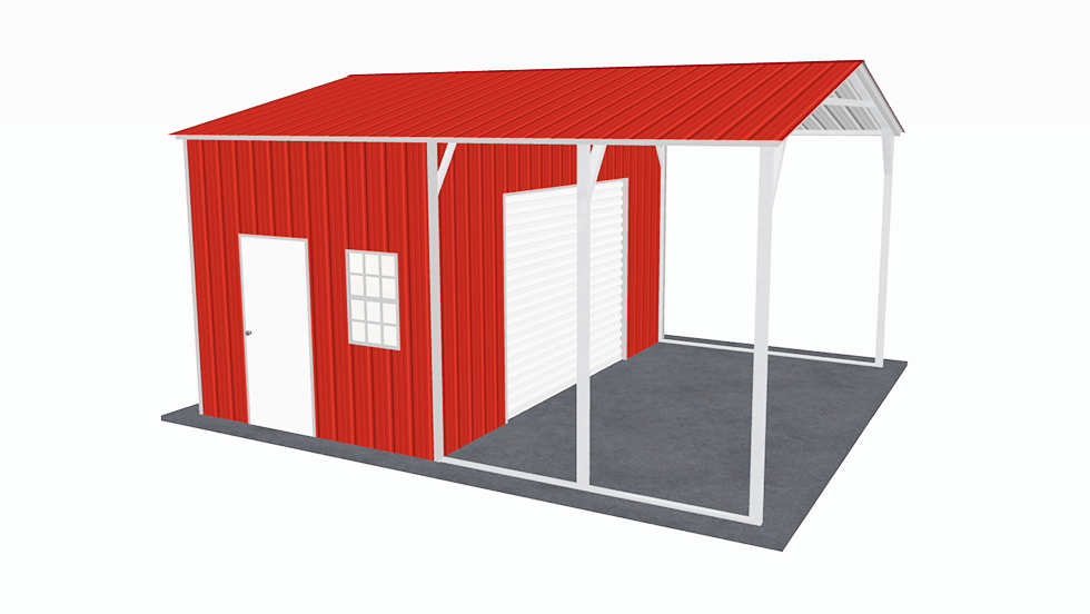 18x21_vertical_roof_utility_carport_left