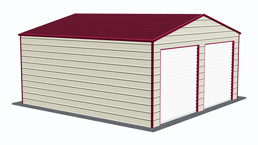 20x21_a-frame_roof_garage_left