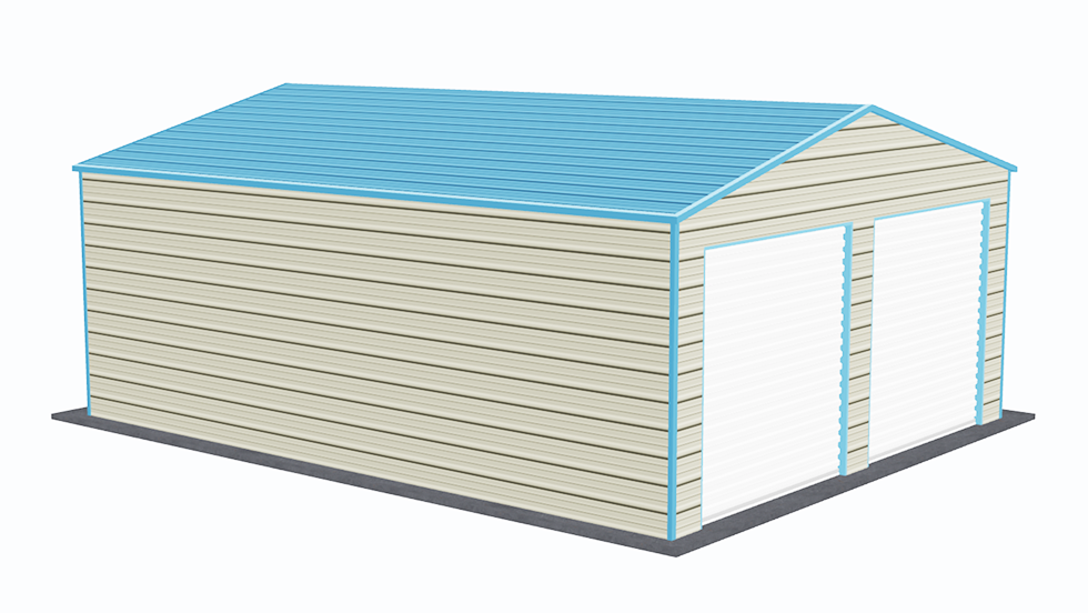 20x26_a-frame_roof_garage_left