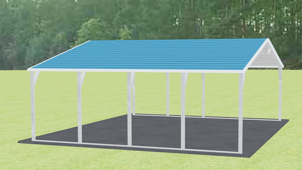 24x21_a-frame_roof_carport_left
