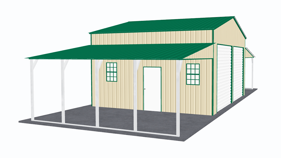 24x21_vertical_roof_step_down_barns_left