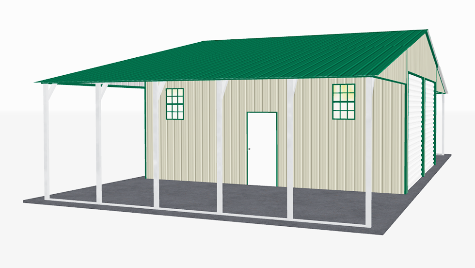 24x26_vertical_roof_continuous_barns_left