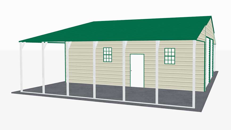 24x31_a-frame_roof_continuous_barns_left