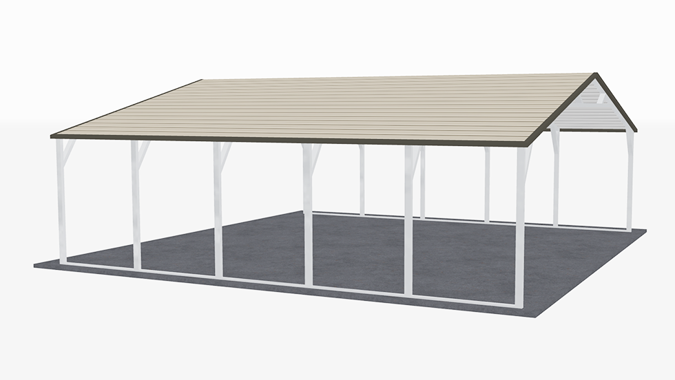 26x26_a-frame_roof_carport_left