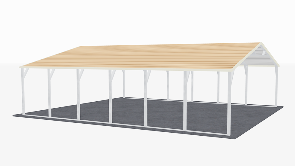 26x31_a-frame_roof_carport_left