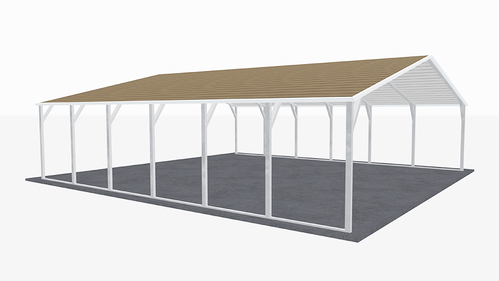 28x31_a-frame_roof_carport_left