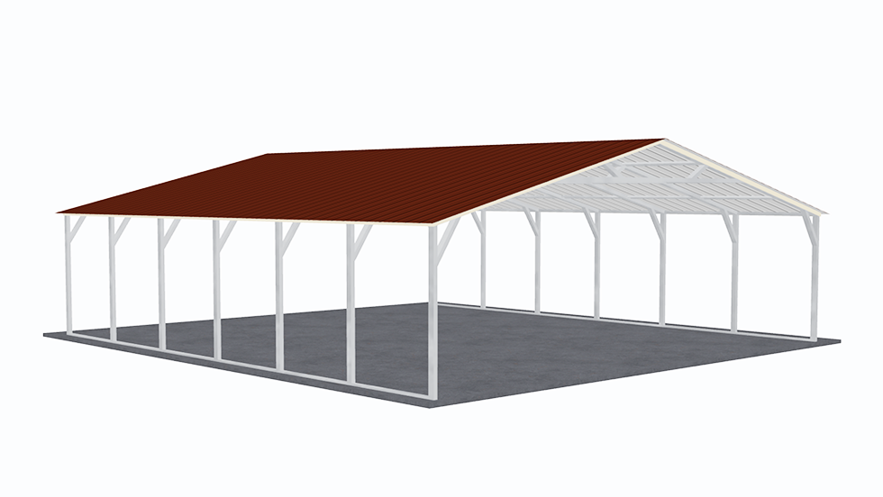 28x31_vertical_roof_carport_left