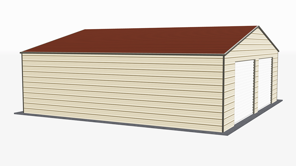 30x31_a-frame_roof_garage_left