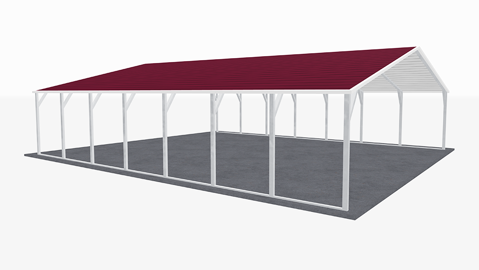 30x36_a-frame_roof_carport_left