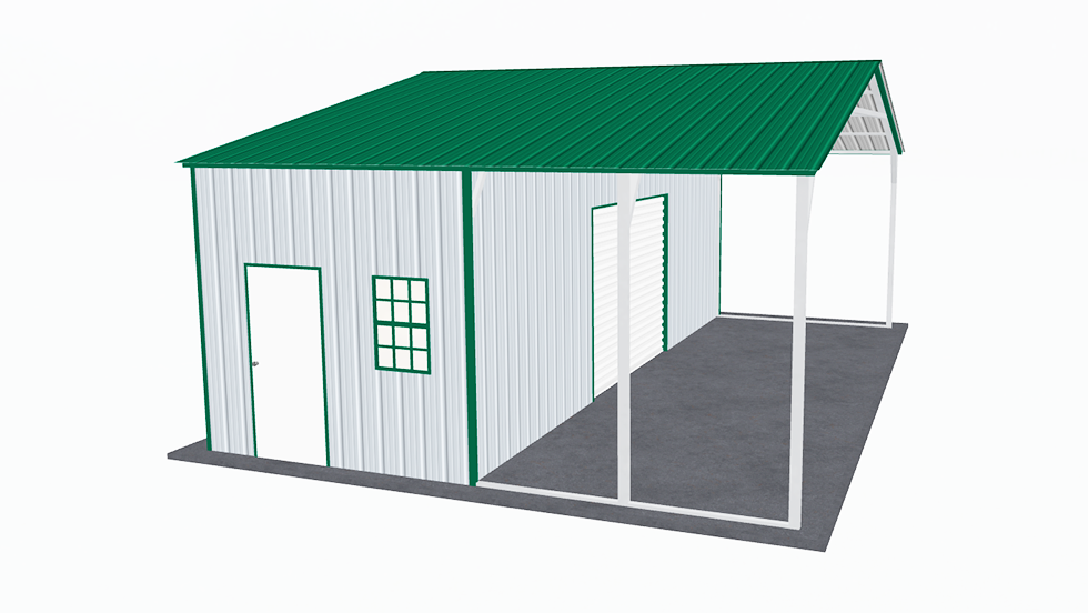 30x21_vertical_roof_utility_carport_left