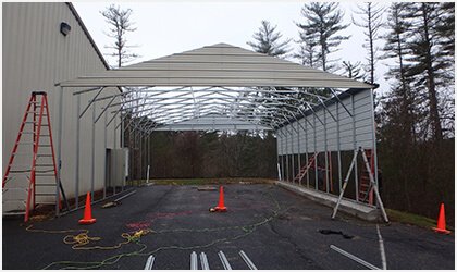 20x36 A-Frame Roof Garage Process 2 20x36 A-Frame Roof Garage Process 2